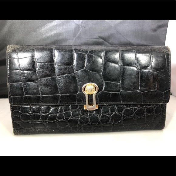 Versace Handbags - Vintage Gianni Versace “ Medusa “ wallet clutch